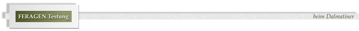 beim Dalmatiner FERAGEN Testung