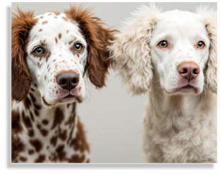 Lockiger Dalmatiner KI