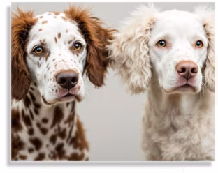 Lockiger Dalmatiner KI